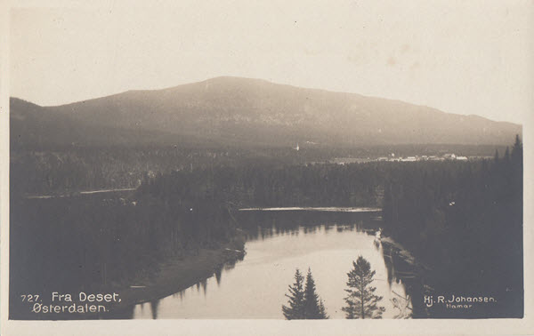 Fra Deset, Østerdalen.
